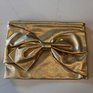 Kate Spade New York ‘On Purpose’ Canvas Bow Clutch